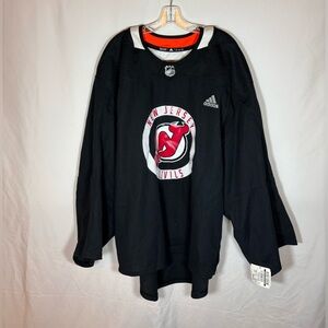 Adidas MiC New Jersey Devils Black Practice Jersey Size 58G